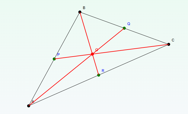 Centroid of a triangle